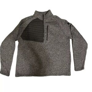 NRA‎ Jacket Men's XL Gray Pullover Fleece Full Zip Shooting